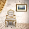 thumbnail image 3 of Anton Melbye 24x17 Gold Ornate Framed and Double Matted Museum Art Print Titled - Ships on the Sea, Emerging Storms, 3 of 4