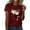 Red, variant on Flowers Shirts Short Sleeve T-Shirts for Women Trendy Lightweight Soft Casual Crewneck Tees Spring Summer Tops Clothes 2025