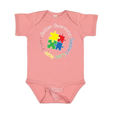 

Inktastic Autism Awareness Circle Boys or Girls Baby Bodysuit