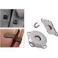 thumbnail image 3 of Pack of 5pairs Magnetic Snap Button Metal Plum Blossom Sew-on Button Clasps Fasteners for Purses, Handbags, Clothes - DIY Accessories, 3 of 6