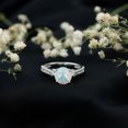 thumbnail image 6 of Rosec Jewels Ethiopian Opal Solitaire Engagement Ring for Women - Real Opal Diamond Ring - 2 Carat - AAA Grade - with Jewelry Box, 925 Sterling Silver, US 4.00, 6 of 9