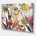 thumbnail image 3 of Designart ' VIntage Tropical Flowers VIII ' Tropical Canvas Wall Art Print, 3 of 4