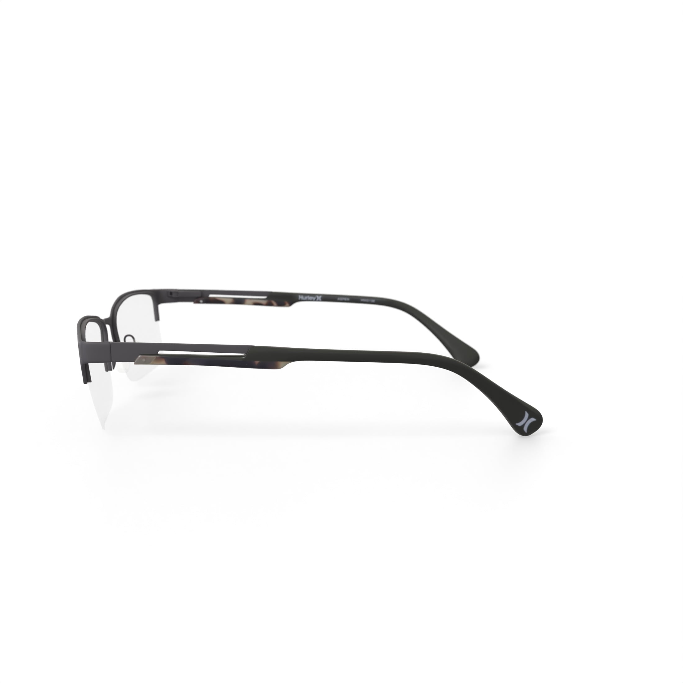 Hurley Men's HMO138 Prescription Eyeglasses with Case, Gunmetal