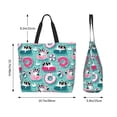 thumbnail image 5 of Yiaed Dogs With Swimming Print Handbag for Women Tote Purse Shoulder Bag Large Fashion Hobo Purse Handbag Shopping Tote, 5 of 5
