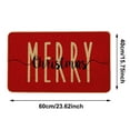 thumbnail image 2 of Merry Christmas Snowflake Welcome Decorative Doormat, Seasonal Winter Low-Profile Floor Rug Switch Mat for Outdoor 15.75x23.62 Inch, 2 of 5