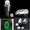WYQLFSB 2pcs LED Tire Valve Stem Caps Neon Light Auto Accessories for