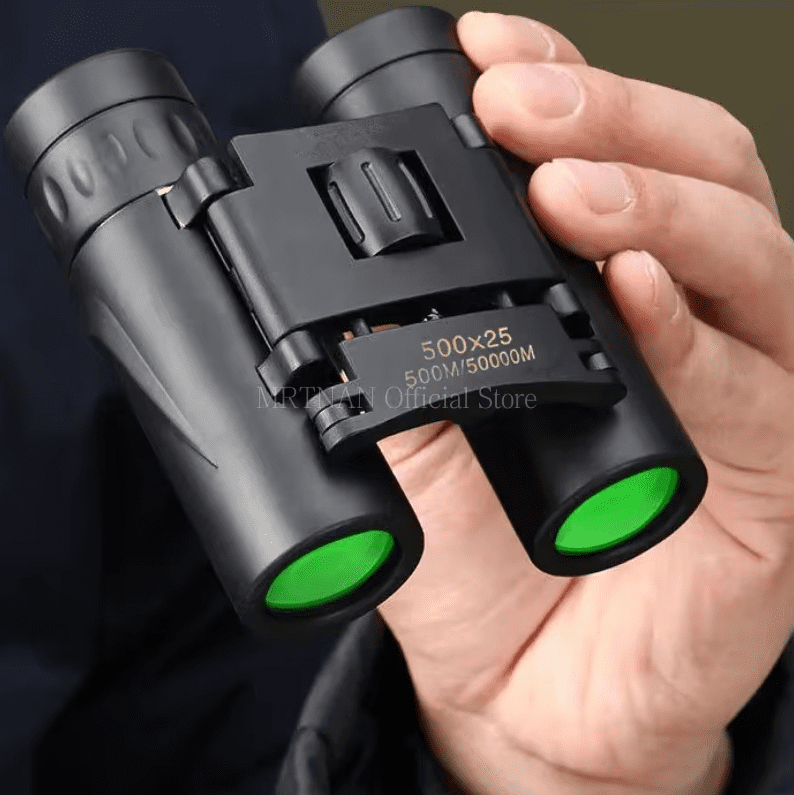 500X25 Zoom Telescope Professional HD Powerful Binoculars Folding Night VisionLong Range Portable Monocular or Camping