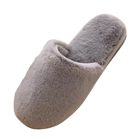 

Bnwani Shoes Snadals and Slippers for Women Women s Fuzzy Slippers Plush Cozy Slides Soft Warm House Shoes Casual Solid Wrapped Toe Slippers