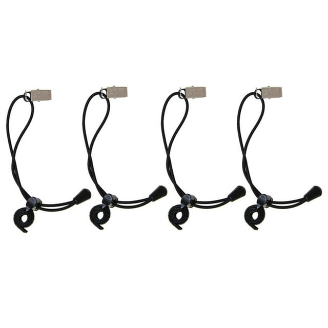 CIMAXIC Multi-functional Clip 4 Pcs Multi-functional Clip Elastic Photography Clamps Fixed Clothes Clips,5.51"X5.12"X0.79"