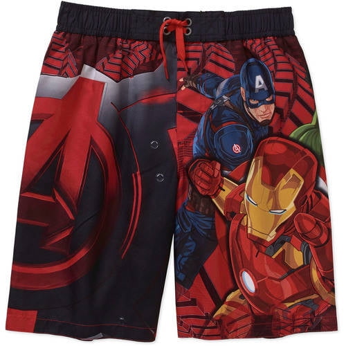 AVENGERS ASSEMBLE Swim Shorts NWT 