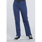 Cherokee Workwear Professionals Women's Scrubs Pant Mid Rise Straight Leg Drawstring WW160