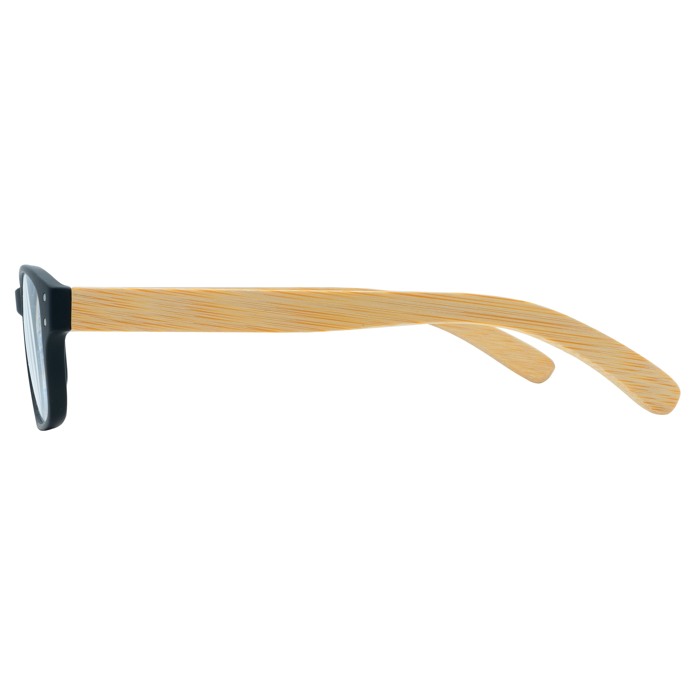 Piranha Optics Evergreen Natural Earth Bamboo Reading Glasses +3.00 Diopter
