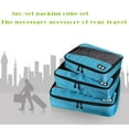 thumbnail image 4 of Moyic 3 uds bolsa de almacenamiento con cremallera práctica gran capacidad ropa interior sujetador calcetines organizador bolsas elegante Almacenamiento y organización del hogar Negro, 4 of 6