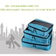 thumbnail image 4 of Inteprter Bolsa de almacenamiento de 3 uds con cremallera plegada multifuncional de gran capacidad, organizador de sujetadores, bolsas, contenedor de ropa Almacenamiento y organización del hogar Rojo Inteprter HA077559-04, 4 of 6