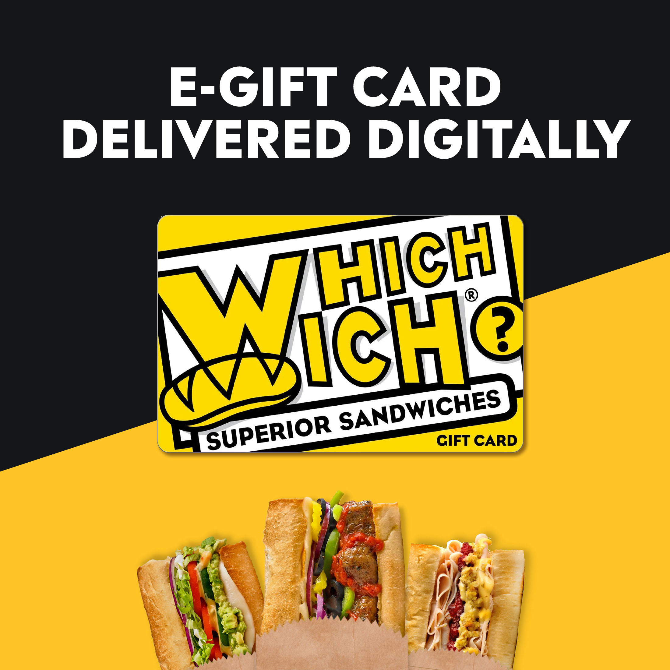 Which Wich $20 eGift Card [Email Delivery]