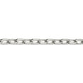 thumbnail image 2 of Sterling Silver 6.5mm Diamond-Cut Long Link Cable Chain (18 X 6.5) Made In Italy qar180-18, 2 of 5