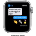 thumbnail image 5 of Restored Apple Watch Series 6 GPS + Cellular, 40mm Silver Aluminum Case with White Sport Band - Regular, 5 of 5