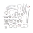 thumbnail image 2 of 28pcs Tibretones Interiores Kit Decoración Del Volante Manija De La Puerta De La Puerta Copa De Aire Acondicionado Ventilador De Ventilación Tapado De La Cubierta Para Jk Jku 2 4, 2 of 7