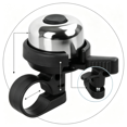 thumbnail image 5 of Ohmyroo Aluminum Alloy Bike Bell, Bicycle Handlebar Horn For Adults Kids, Mountain Road Bike Cycling Safety Ringer With Quick Screwdriver Mount Install, 5 of 6
