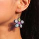 thumbnail image 4 of 2023 Flower Charm Earrings Fashionable Ear Rings Eye Catching Ear Accessories----B--Product code 66539 B, 4 of 4