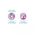 thumbnail image 2 of EOEMY 1 Box Environmetal Glass Pearl Beads Round Smooth Loose Beads Color Select 4~8mm-6mm, 400Pcs/Box-Lavender Garden, 2 of 9