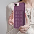 thumbnail image 7 of ELEHOLD for iPhone 7 Plus / 8 Plus Card Holder Back Case with Pockets, Premium PU Leather ID Cash Credit Slots Magnetic Kickstand Flip Folio Slim Hard Protective Cover, darkpurple, 7 of 7