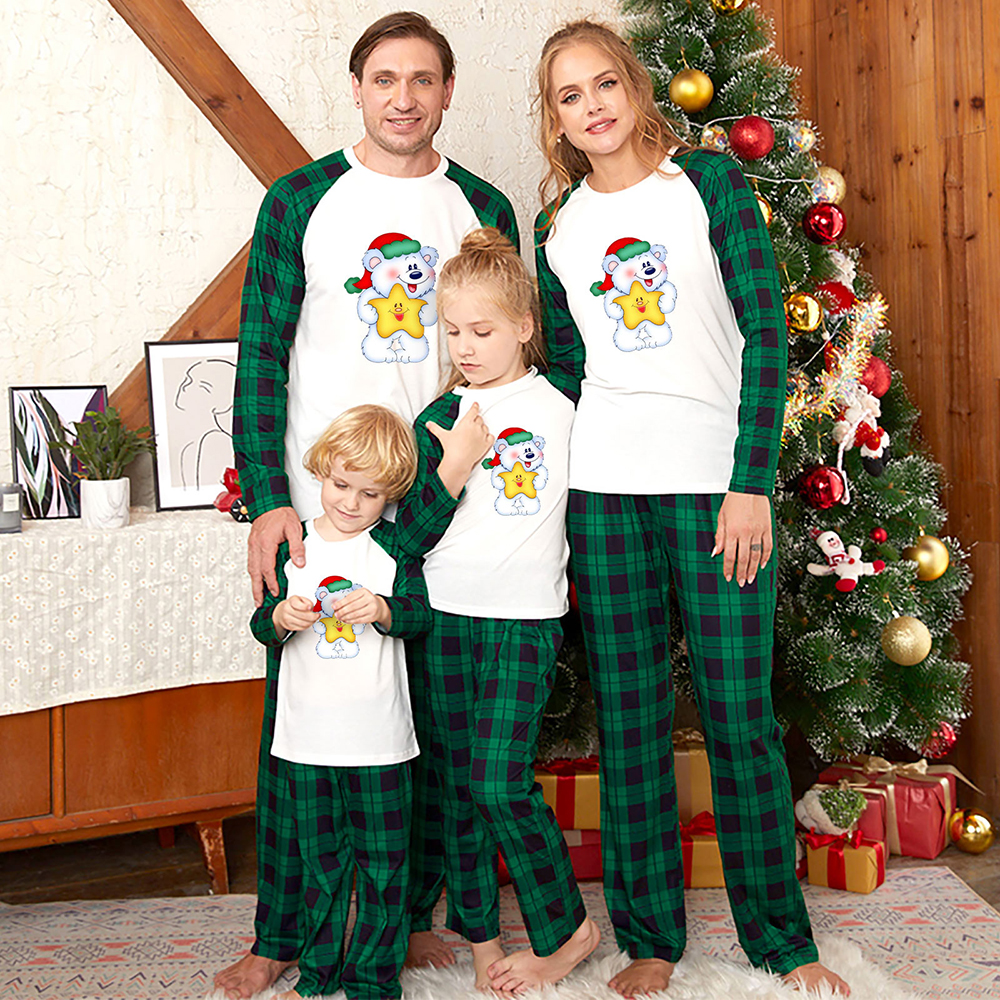 Baltimore Ravens NFL Christmas Plaid Family Pajamas Set Gift For Family