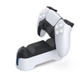thumbnail image 3 of PS5 Elite Controller Dual Charging Dock - Contact-Based Charger for 2 PS5 Elite/DualSense Controllers, LED Battery Status Lights, Anti-Slip Base, Fast Charging for PS5 Gaming, 3 of 6