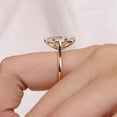 thumbnail image 4 of Cora Jewellery 2CT Marquise Moissanite Engagement Ring For Women, 14K Yellow Gold, 4 of 7