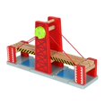 thumbnail image 1 of 1 Set Wooden Train Tracks Railway Toys Track Drawbridge Overpass Model Toys, 1 of 4