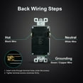 thumbnail image 4 of USB Outlets Receptacles, 3 Port USB C Wall Outlet, 30W 6.0A USB Electrical Outlet, 15 Amp Tamper Resistant Outlet with USB C Ports, UL Listed, Wall Plate Included, 4 of 9