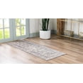 thumbnail image 3 of Rugs.com Oregon Collection Rug – 8 Ft Runner Gray Low-Pile Rug Perfect For Hallways, Entryways, 3 of 8