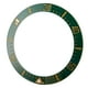 thumbnail image 2 of Inserto de bisel de reloj, accesorio de repuesto de reparación de anillo de bisel de reloj de cerámica de 40mm para relojero, Base verde, dígitos dorados, 2 of 10