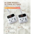 thumbnail image 3 of PIONEERWORKS Electric Throw Blanket Flannel & Sherpa Heated Throw Blanket with 10 Adjustable Heat Levels, 10-Hour Timer, ETL Certified, Portable, Washable, Fast Heating, 3 of 6