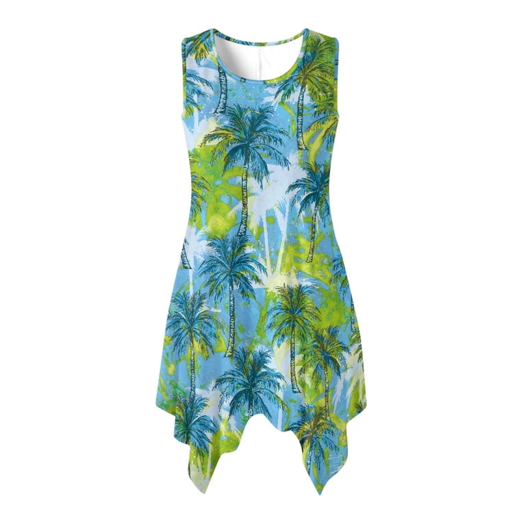 green tropical swing sleeveless midi dress Farm Rio Sleeveless Midi Dress In Tropical Swing Green - 40% Off