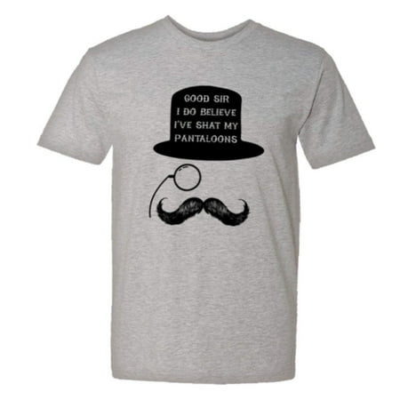 Sir Topham Hat - PleaseMeTees™ Mens Sir I Shat My Pantaloons Hat Glasses Pooped HQ Tee