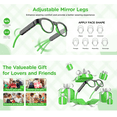 thumbnail image 3 of Kids Smart Glasses with RGB Lights, Open-Ear Bluetooth Audio Glasses with Mic, Hands-Free Calling, Voice Control, UV400 Blue Light Blocking, Magnetic Charging, Compatible with iOS & Android, 3 of 14