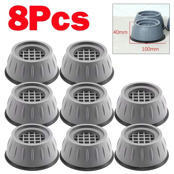 AntiWalk Dryer Washer Vibration Pads,Washing Machine Stabilizer 8 Pack