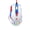 White, variant on RGB USB Gaming Mouse Programming 6400DPI 9 Buttons Programmable Ergonomic for Mice Computer