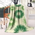 thumbnail image 2 of Green Tie Dye Blanket,Comfortable Soft Lamb Wool Throw Blanket,All Season,Warm Lightweight Blankets for Sofa Bed Couch Living Room Chair,40"x50", 2 of 4