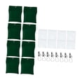 thumbnail image 2 of jifeng 8 Pcs Poids pour Rideaux d'Extérieur Pratiques Robustes contre le Vent pour Patio Extérieur Vert, 2 of 9