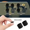 thumbnail image 2 of Silicone RCA Female Connector Dust Proof Cap Protector Cover Black 10 Pcs, 2 of 7