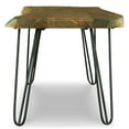 thumbnail image 3 of Signature Design by Ashley Contemporary Haileeten Accent Bench  Brown/Black, 3 of 7