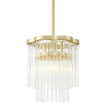 Minka Lavery 5457 Azura 9" Wide Mini Pendant - Brass