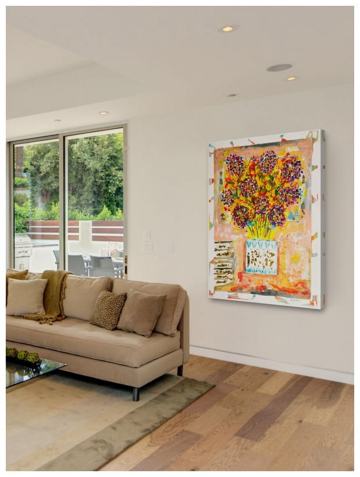 Marmont Hill "Summer Bouquet" by Wayne Ensrud Painting Print on Canvas