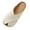 Beige, variant on NOKIO Women's Wrapped Toe Sandals Summer Fashion V𝗂ntage Mule Slippers S𝗅ip On F𝗅a𝗍s L𝗈afers Cr𝗈𝗌𝗌 Strap Casual Sandles Soft Sloe Backless Shoes Lightweight Non-S𝗅ip Outdoor Slides