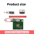 thumbnail image 3 of DIY Modification Accessory MicroUSB to Type-C Adapter for Old Electronic Products with Reversible Type-C Charging and USB 2.0 Data Transfer, 3 of 6