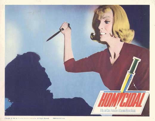 Movie Poster 1961 Homicidal 