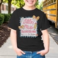 thumbnail image 6 of SGMVNU Girls Third Grade T Shirts Short Sleeve Crew Neck Relaxed Fit Graphic Shirt Tops Back to School Clothes, Size 5-6 Years, Black, 6 of 7