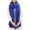 Blue, variant on Womens Warm Winter Infinity Scarves Set Blanket Scarf Pure Color